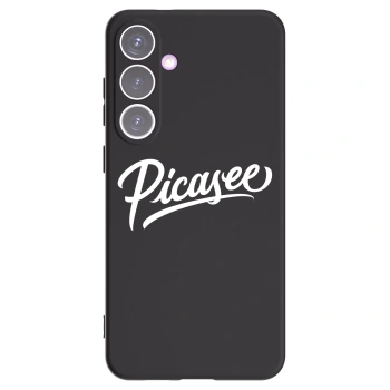 Picasee silikonowe czarne etui na Samsung Galaxy S24+ S926B 5G - Picasee - old logo - white