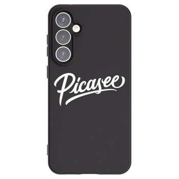 Picasee silikonowe czarne etui na Samsung Galaxy S23 FE S711B - Picasee - old logo - white