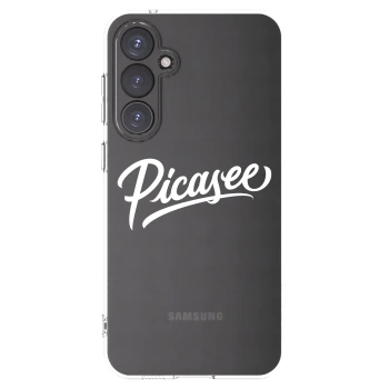 Picasee silikonowe przeźroczyste etui na Samsung Galaxy S23 FE S711B - Picasee - old logo - white