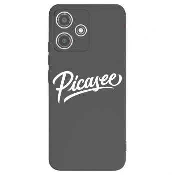 Picasee silikonowe czarne etui na Xiaomi Redmi 12 5G - Picasee - old logo - white