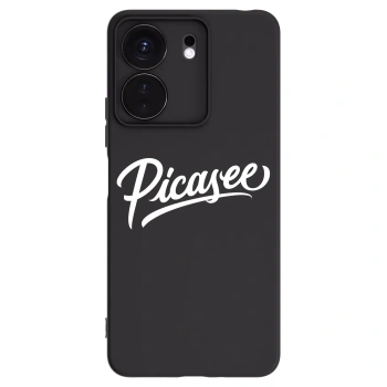 Picasee silikonowe czarne etui na Xiaomi Redmi 13C 4G - Picasee - old logo - white
