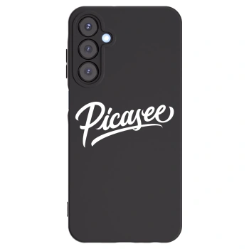 Picasee silikonowe czarne etui na Samsung Galaxy A25 A256B 5G - Picasee - old logo - white