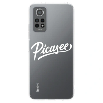 Picasee silikonowe przeźroczyste etui na Xiaomi Redmi Note 12 Pro 4G - Picasee - old logo - white