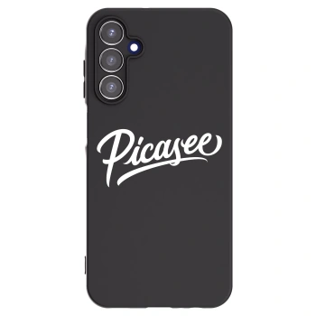 Picasee silikonowe czarne etui na Samsung Galaxy A15 A156B 5G - Picasee - old logo - white