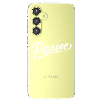 Picasee silikonowe przeźroczyste etui na Samsung Galaxy A35 5G A356B - Picasee - old logo - white