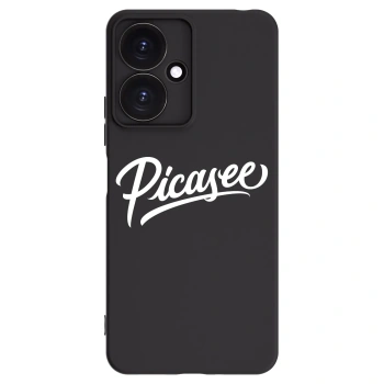 Picasee silikonowe czarne etui na Xiaomi Redmi 13C 5G - Picasee - old logo - white