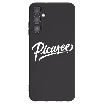 Picasee silikonowe czarne etui na Samsung Galaxy A05s A057G - Picasee - old logo - white