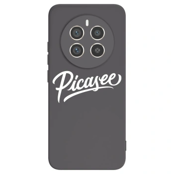 Picasee silikonowe czarne etui na Realme 12 Pro 5G - Picasee - old logo - white
