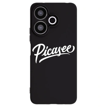 Picasee silikonowe czarne etui na Xiaomi Redmi 13 4G - Picasee - old logo - white