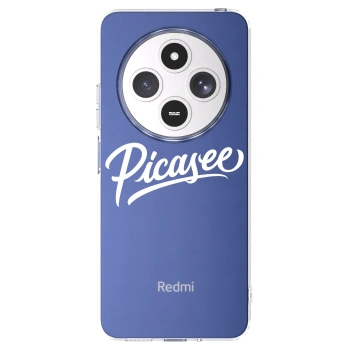 Picasee silikonowe przeźroczyste etui na Xiaomi Redmi 14C - Picasee - old logo - white
