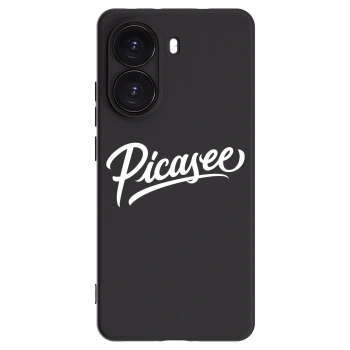 Picasee silikonowe czarne etui na Xiaomi Poco X7 Pro 5G - Picasee - old logo - white