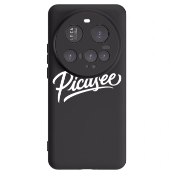 Picasee silikonowe czarne etui na Xiaomi 15 Ultra - Picasee - old logo - white