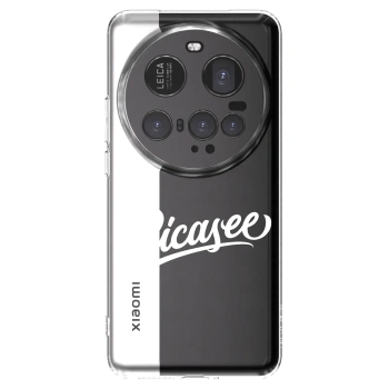 Picasee silikonowe przeźroczyste etui na Xiaomi 15 Ultra - Picasee - old logo - white
