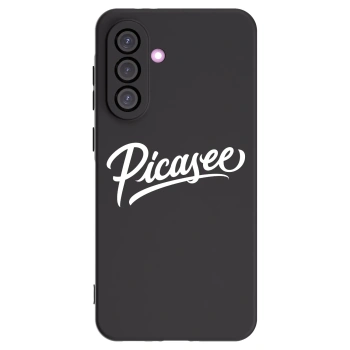 Picasee silikonowe czarne etui na Samsung Galaxy A56 5G A566B - Picasee - old logo - white