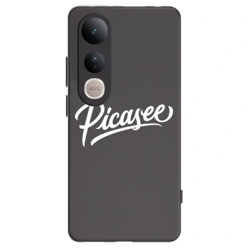 Picasee silikonowe czarne etui na Vivo V50 Lite 5G - Picasee - old logo - white