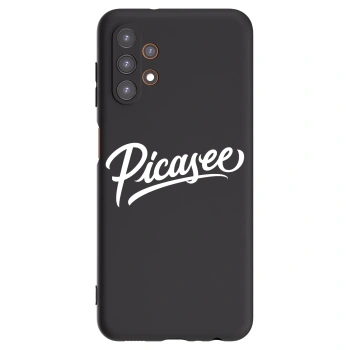 Picasee silikonowe czarne etui na Samsung Galaxy A13 5G - Picasee - old logo - white