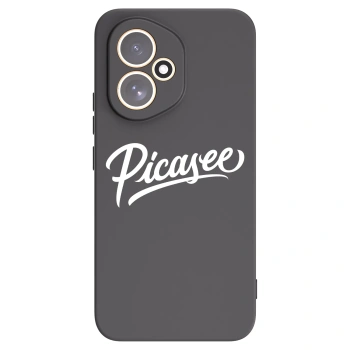 Picasee silikonowe czarne etui na Honor 400 5G - Picasee - old logo - white