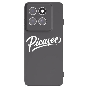 Picasee silikonowe czarne etui na Motorola Edge 60 Pro - Picasee - old logo - white