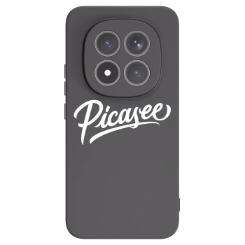 Picasee silikonowe czarne etui na Xiaomi Redmi Note 15 Pro+ - Picasee - old logo - white