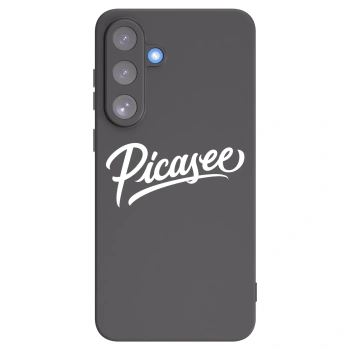 Picasee silikonowe czarne etui na Samsung Galaxy S25 FE 5G - Picasee - old logo - white