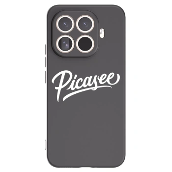 Picasee silikonowe czarne etui na Xiaomi 15T Pro - Picasee - old logo - white