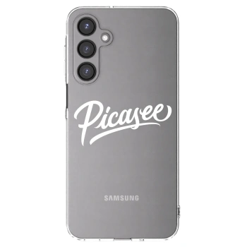 Picasee silikonowe przeźroczyste etui na Samsung Galaxy A16 4G - Picasee - old logo - white