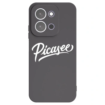 Picasee silikonowe czarne etui na Xiaomi Redmi 15C 5G - Picasee - old logo - white