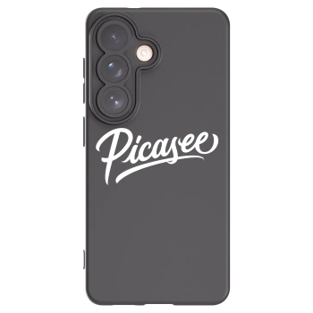 Picasee silikonowe czarne etui na Samsung Galaxy S26 - Picasee - old logo - white