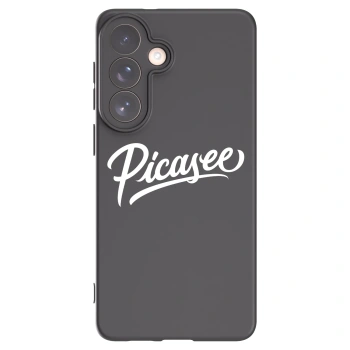 Picasee silikonowe czarne etui na Samsung Galaxy S26+ - Picasee - old logo - white