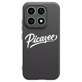 Picasee silikonowe czarne etui na Xiaomi 17 - Picasee - old logo - white