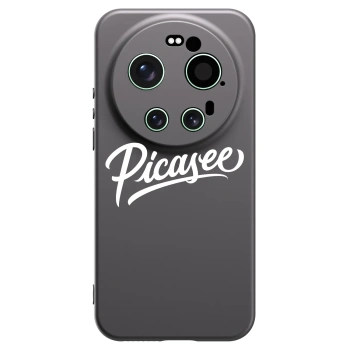 Picasee silikonowe czarne etui na Xiaomi 17 Ultra - Picasee - old logo - white