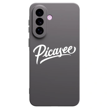 Picasee silikonowe czarne etui na Samsung Galaxy A57 5G - Picasee - old logo - white