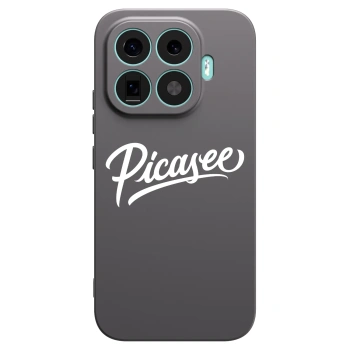 Picasee silikonowe czarne etui na Xiaomi 17T - Picasee - old logo - white