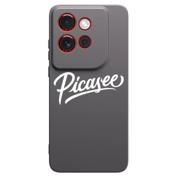 Picasee silikonowe czarne etui na Motorola Edge 60 Neo 5G - Picasee - old logo - white