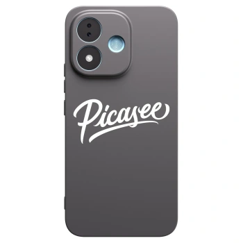 Picasee silikonowe czarne etui na Xiaomi Redmi Note 17 5G - Picasee - old logo - white