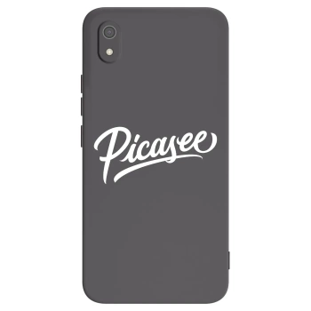 Picasee silikonowe czarne etui na Xiaomi Redmi 7A - Picasee - old logo - white