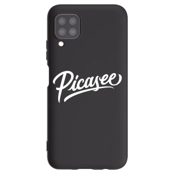 Picasee silikonowe czarne etui na Huawei P40 Lite - Picasee - old logo - white