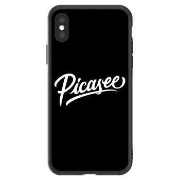 Picasee ULTIMATE CASE na Apple iPhone X/XS - Picasee - old logo - white