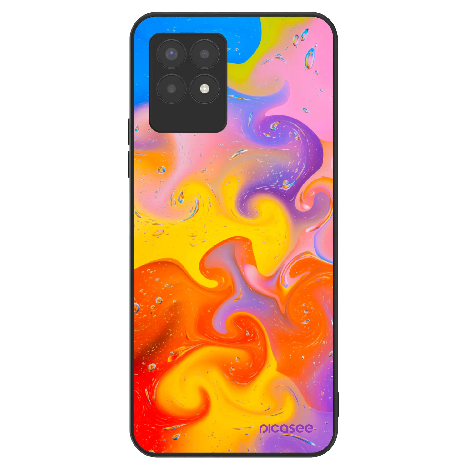 Picasee ULTIMATE CASE na Realme 8i - Bubbles