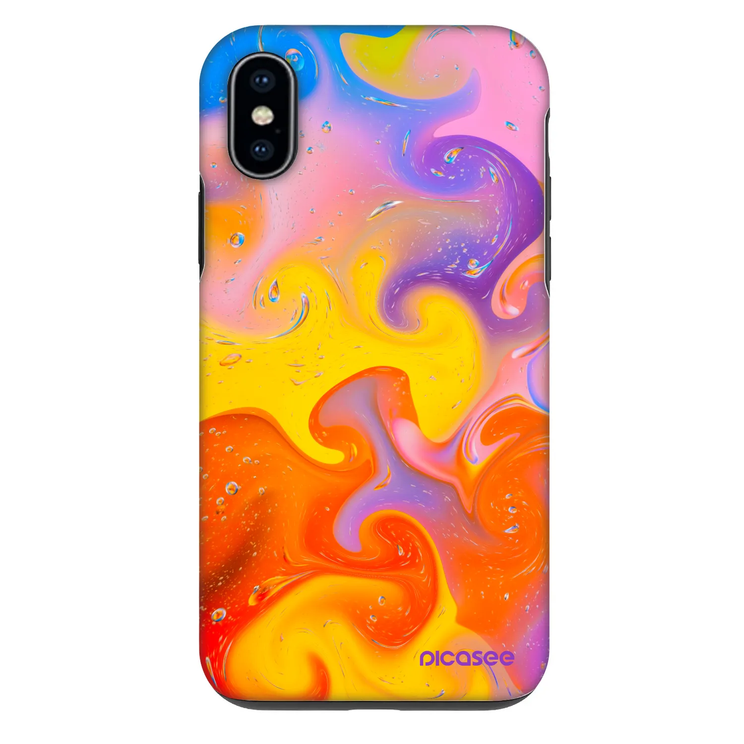 Picasee Fashion Case na Apple iPhone X/XS - Bubbles
