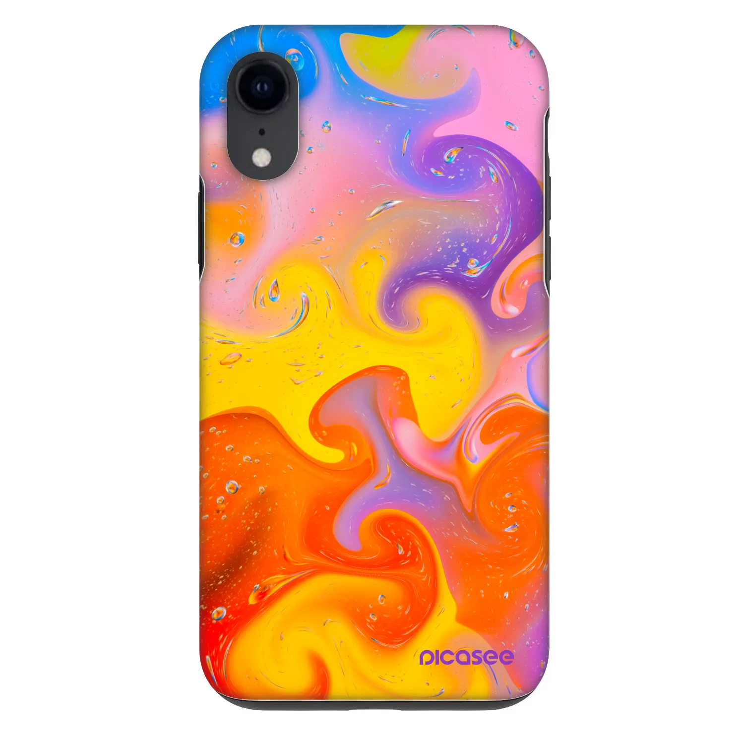 Picasee Fashion Case na Apple iPhone XR - Bubbles