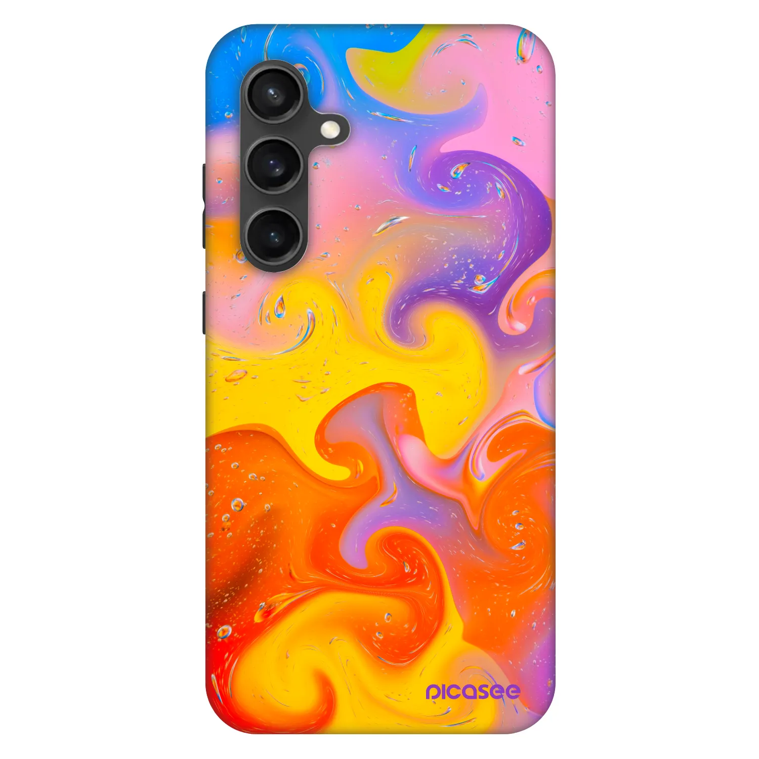 Picasee Fashion Case na Samsung Galaxy S24 FE S721B - Bubbles