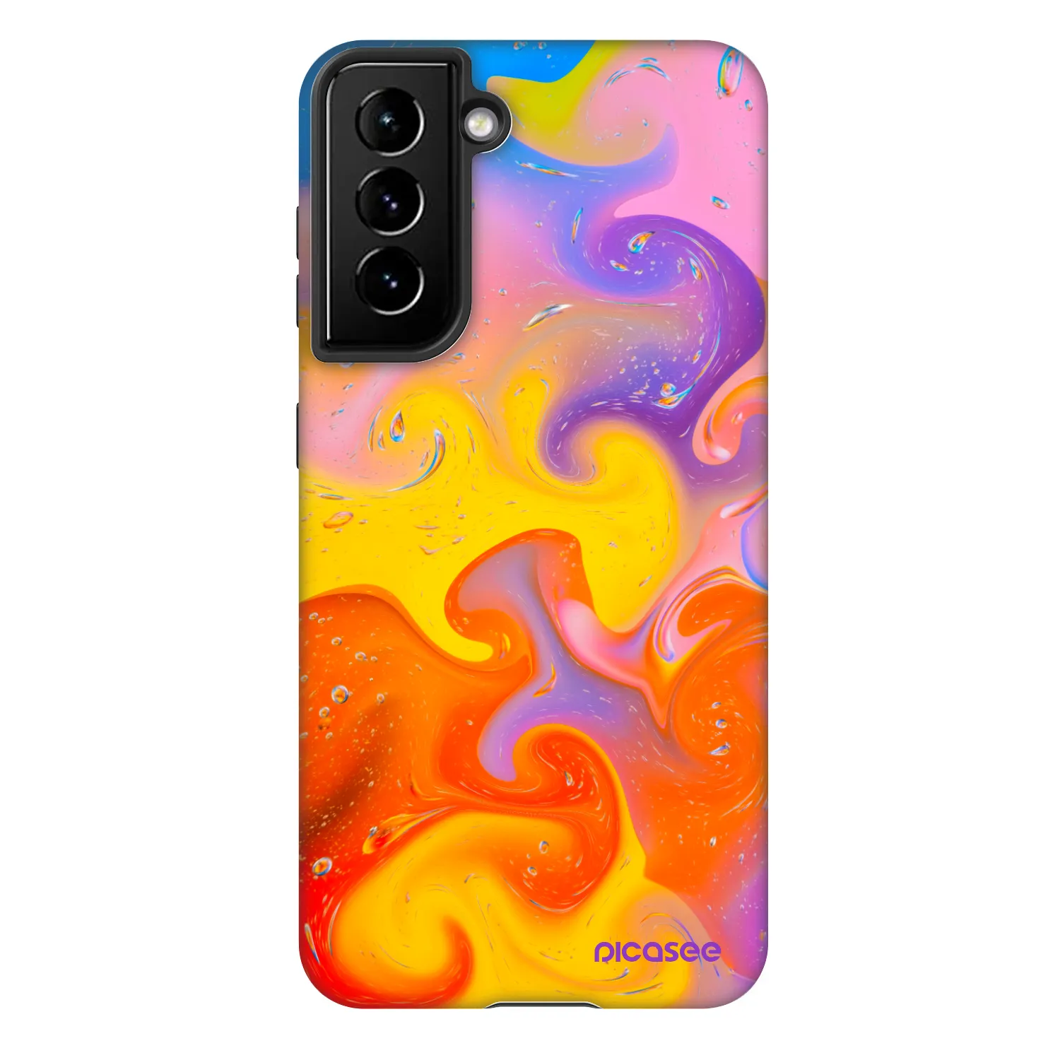 Picasee Fashion Case na Samsung Galaxy S22 5G - Bubbles
