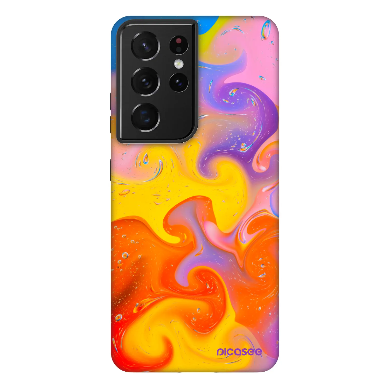 Picasee Fashion Case na Samsung Galaxy S21 Ultra 5G G998B - Bubbles