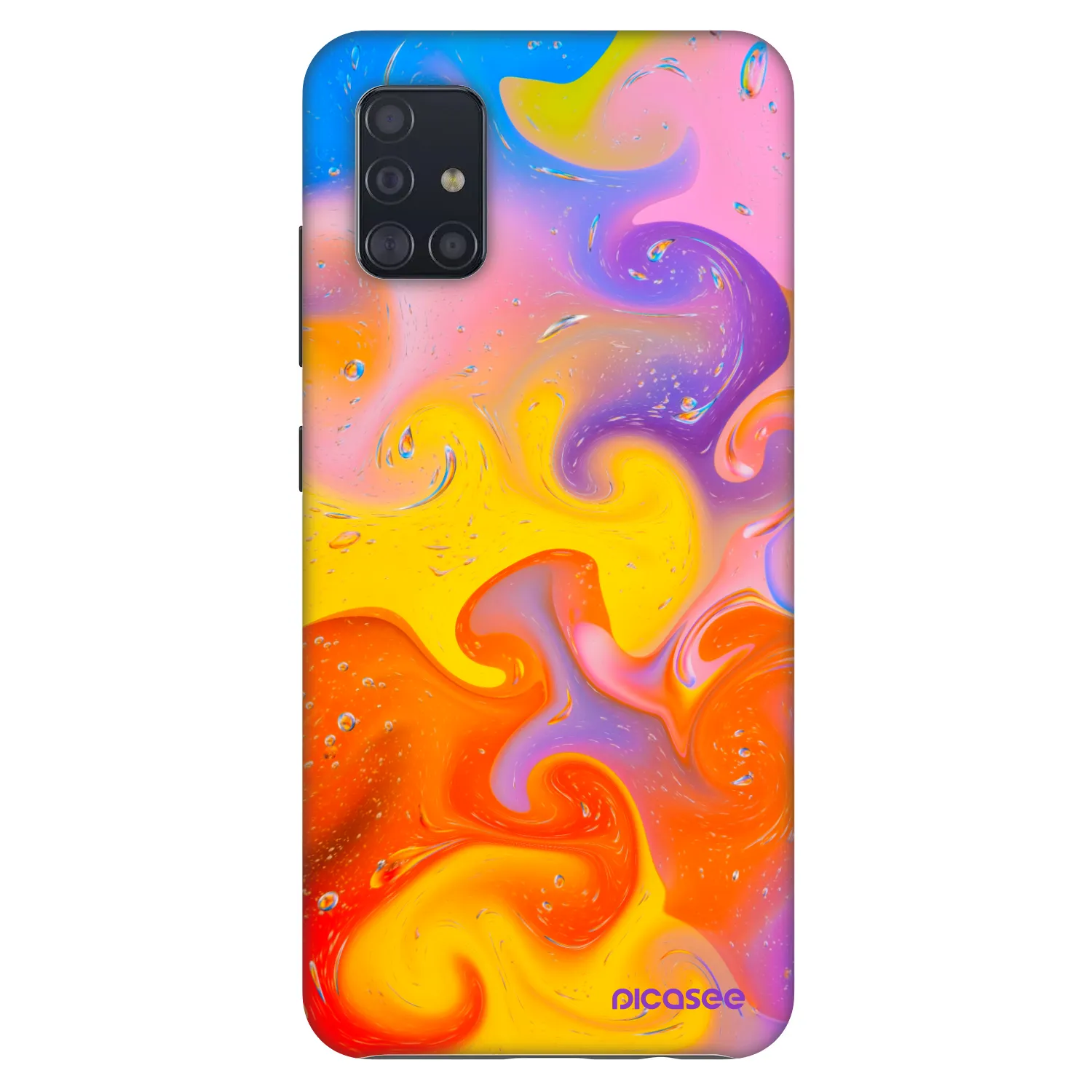 Picasee Fashion Case na Samsung Galaxy A51 A515F - Bubbles