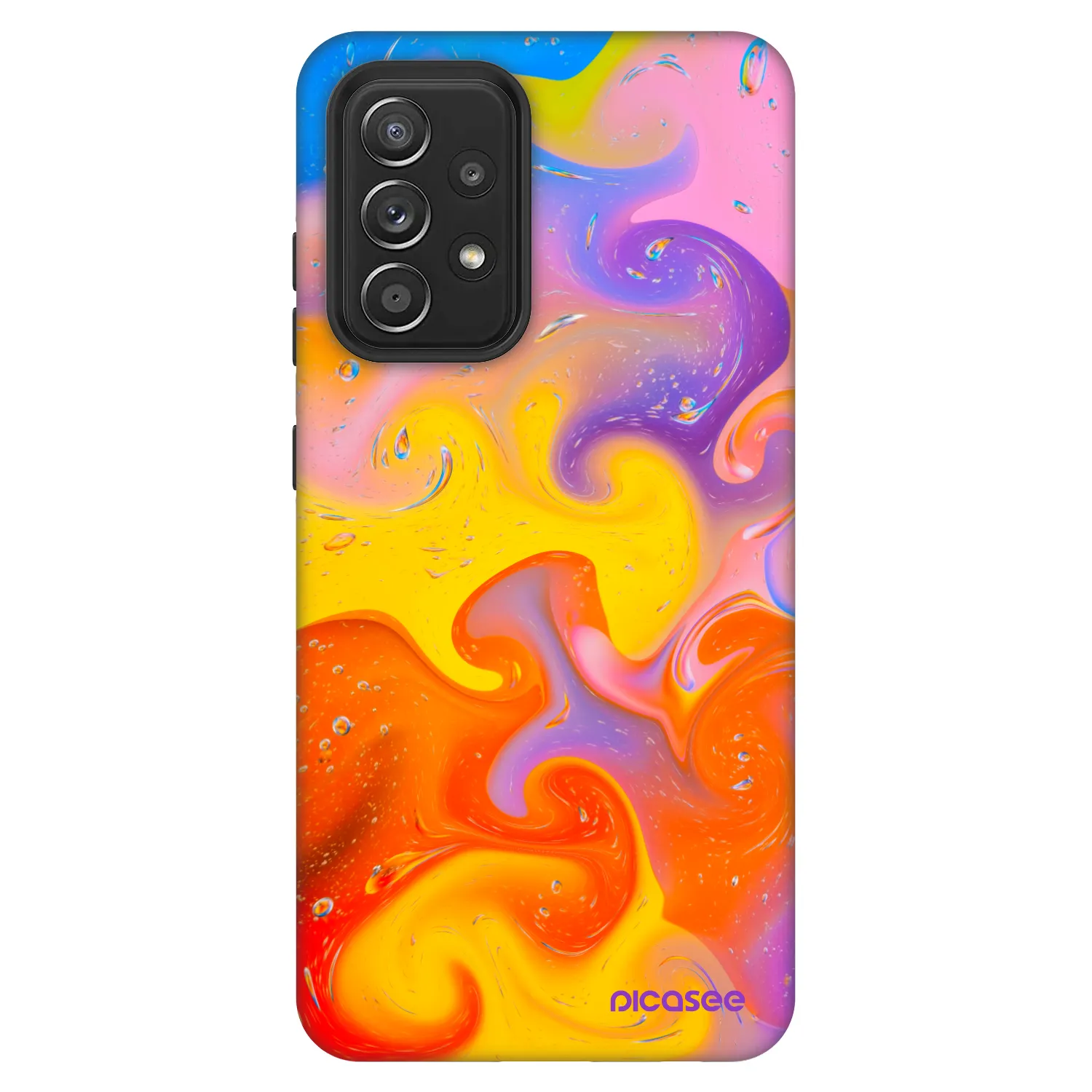 Picasee Fashion Case na Samsung Galaxy A52 5G A525F - Bubbles