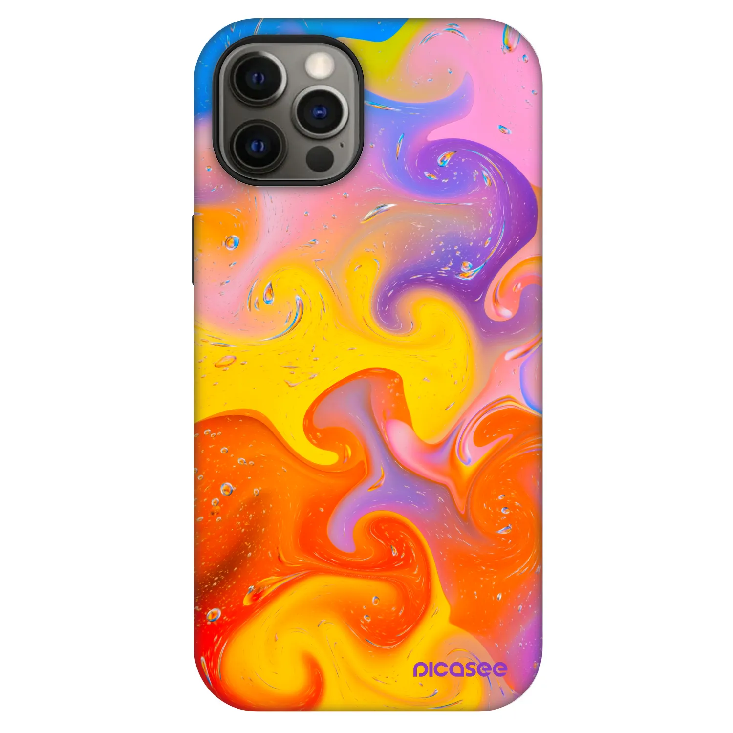 Picasee Fashion Case MagSafe na Apple iPhone 12 Pro - Bubbles