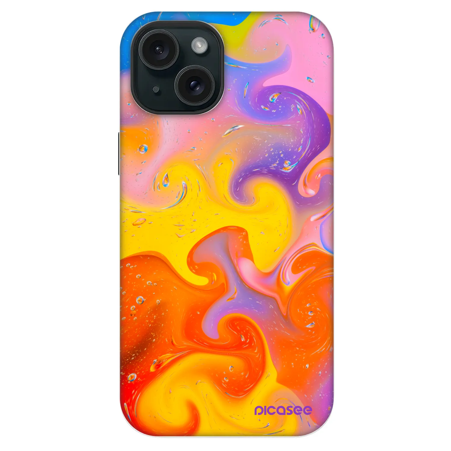 Picasee Fashion Case MagSafe na Apple iPhone 14 - Bubbles