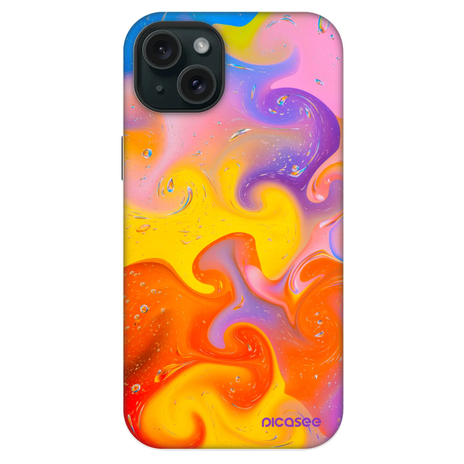 Picasee Fashion Case MagSafe na Apple iPhone 14 Plus - Bubbles