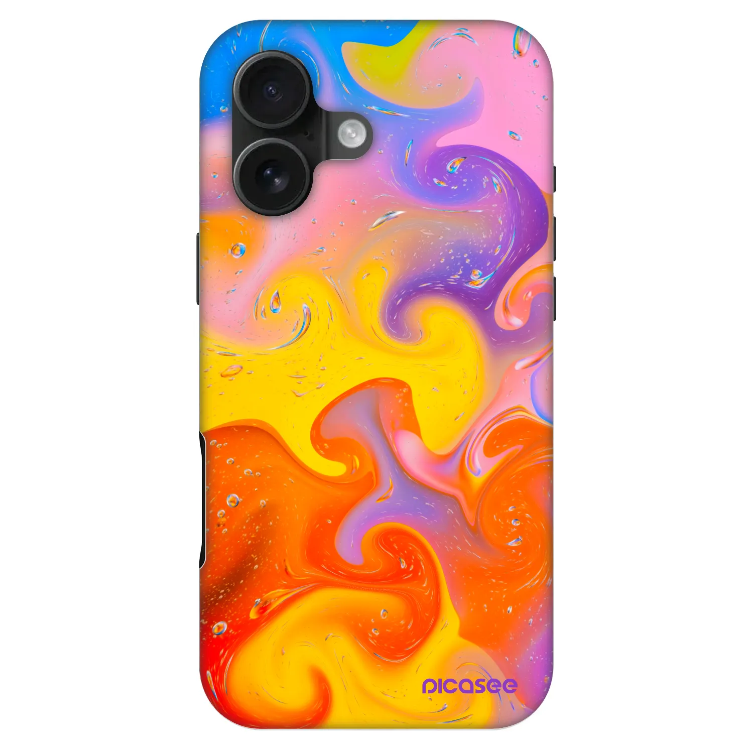 Picasee Fashion Case MagSafe na Apple iPhone 16 - Bubbles